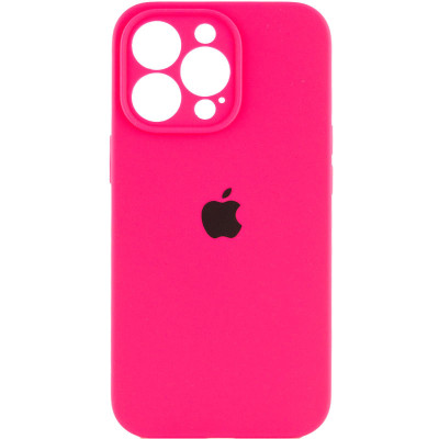 Чохол накладка HC iPhone 15 Pro Рожева (Hot Pink) Full