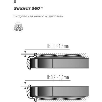 Чехол накладка Armorstandart ICON Motorola G24 Power Черная