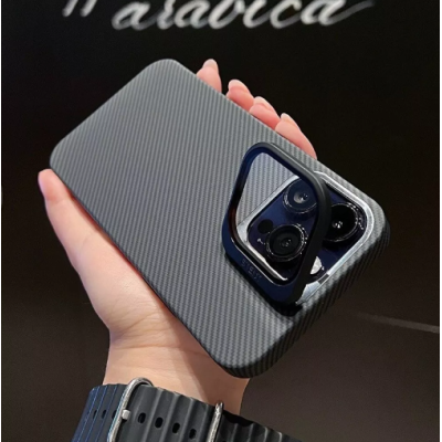 Чохол накладка Carbon Stand iPhone 15 Pro Max Чорна