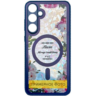 Чохол накладка Secret Flower Samsung A356 (A35 5G) Синя (Navy Blue)