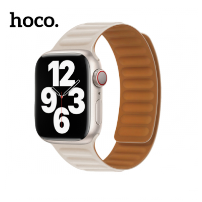 Ремінець Apple Watch 42-49мм Hoco WA21 Білий (Star Color)