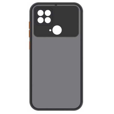 Чохол накладка Frame Matte Xiaomi Redmi 10C/Poco C40 Чорна