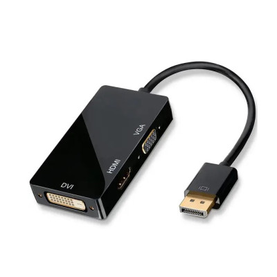 Перехідник DisplayPort to HDMI/VGA/DVI (3 IN 1)