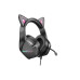 HF Наушники PC Borofone BO106 Cute cat ear luminous gaming headphones Phantom Cat