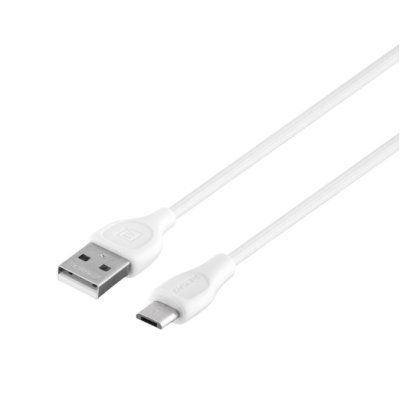 Кабель Remax Lesu microUSB Білий (RC-160m)