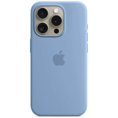 Чохол накладка HC Magsafe iPhone 15 Pro Max Блакитна (Winter Blue)