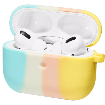 Чохол для AirPods 3 Colorfull Блакитний/Жовтий