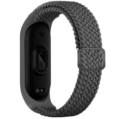 Ремінець Plaited Mi Band 3/4/5/6/7 Сірий