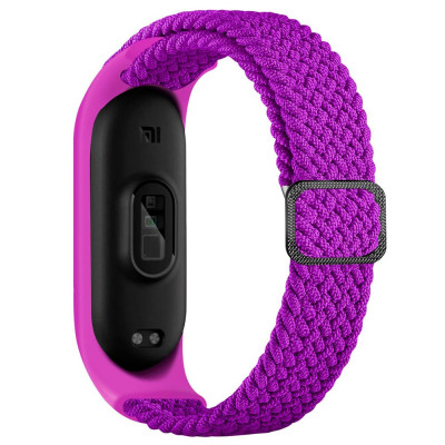 Ремінець Plaited Mi Band 3/4/5/6/7 Фіолетовий