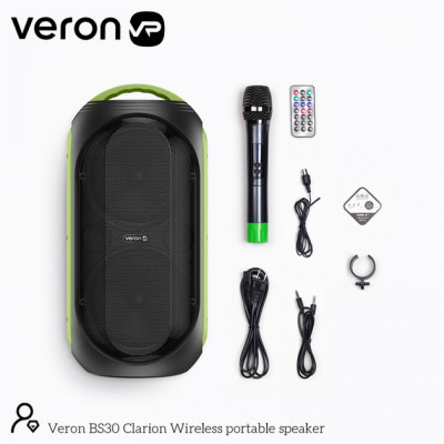 Колонка Bluetooth Veron BS30 Black, Чорний