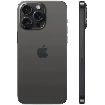 Смартфон Apple iPhone 15 Pro Max 256Gb Black Titanium, Чорний (Б/В) (Ідеальний стан)