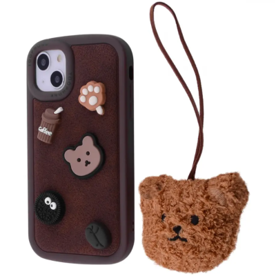 Чохол накладка Cute Toys iPhone 15 Коричнева