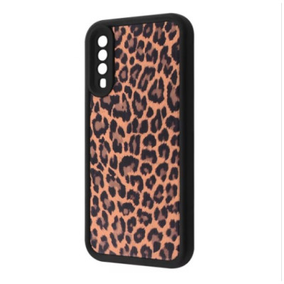 Чохол накладка Wave Artfull Samsung A307/A505 (A30s/A50) Чорний  (Dark leopard)