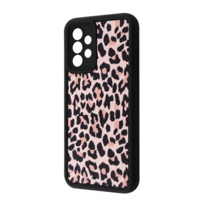 Чохол накладка Wave Artfull Samsung A525 (A52) Чорний (light leopard)