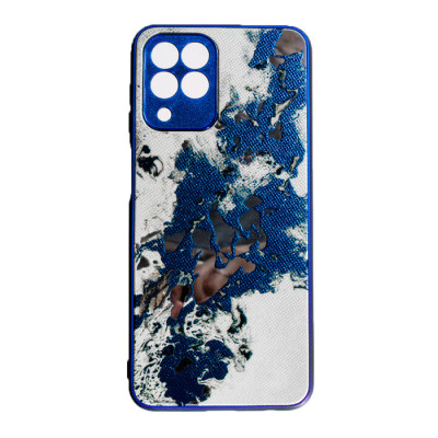 Чохол накладка Marble UV Samsung M336 (M33) Сіра