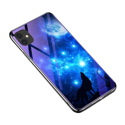 Чехол накладка Glass Fantasy Xiaomi Mi 9 Lite Лунная ночь