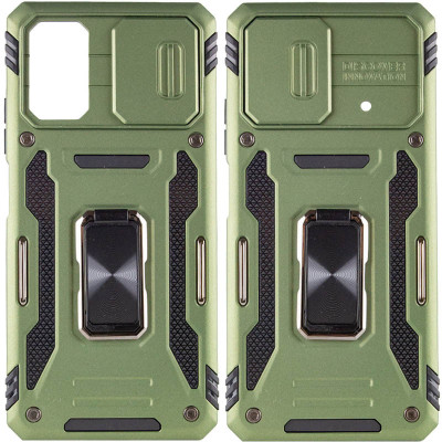 Чохол накладка Camshield Army Ring Xiaomi Poco X5 Pro Оливковий /Army Green