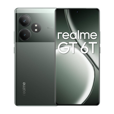 Смартфон Realme GT 6T 5G 12/256 GB Razor Green, зеленый