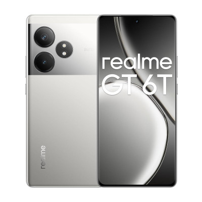 Смартфон Realme GT 6T 5G 12/256 GB Fluid Silver, серебро