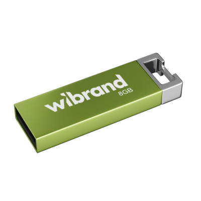 Флеш пам'ять USB 8Gb Wibrand Chameleon USB 2.0 Світло-зелена