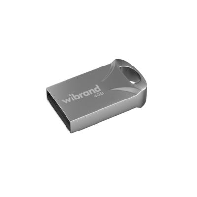 Флеш пам'ять USB 4Gb Wibrand Hawk USB 2.0 Срібна