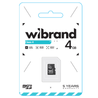 Карта пам'яті Micro SD 4Gb Wibrand Class 4