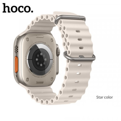 Ремінець Apple Watch 42-49мм HocoWA12 Білий (Star Color) Ocean