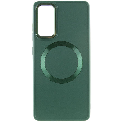 Чохол накладка Bonbon Metal MagSafe Samsung S711 (S23 FE) Зелений (Army Green)