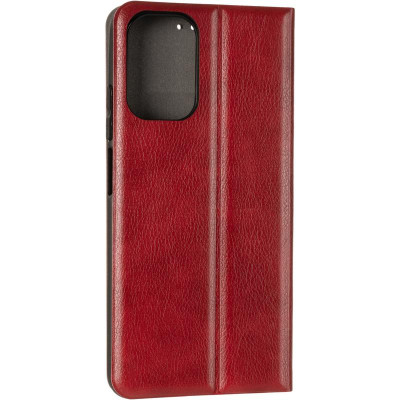 Чехол-книжка Gelius Leather New Xiaomi Redmi Note 10/Note 10s Красная