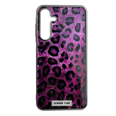 Чохол Накладка Leopard Samsung A256 (A25 5G) Фіолетова