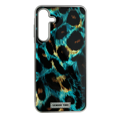 Чохол Накладка Leopard Samsung A356 (A35 5G) Зелена