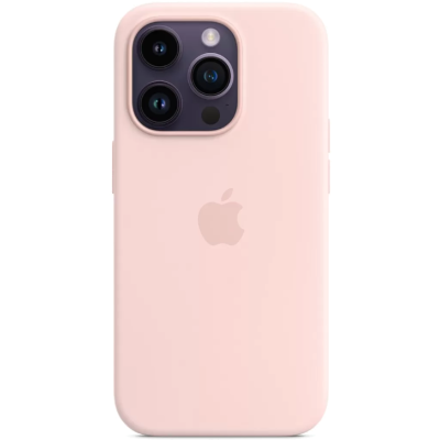 Чохол накладка HC MagSafe iPhone 14 Рожева (Chalk Pink)