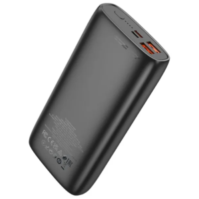 Універсальна мобільна батарея Повербанк Hoco J122A PD+QC 3.0 22.5W 20000mAh Чорний