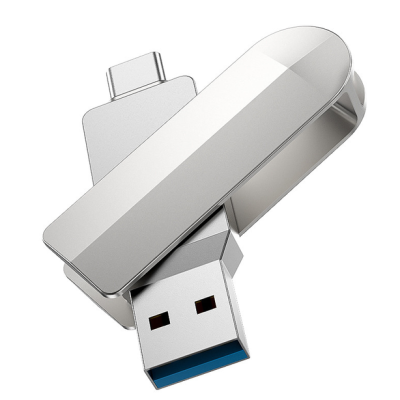 USB 128Gb Hoco UD10 USB3.0+Type-C Срібний