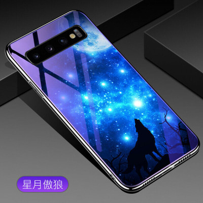 Накладка Glass Fantasy Samsung S10 (G973) Місячна Ніч