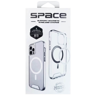 Чохол накладка Space MagSafe iPhone 12/12 Pro Прозора