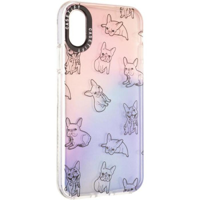 Чохол накладка Holographic Print iPhone X/XS Собака