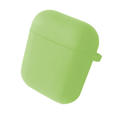 Чохол для AirPods 1/2 Microfiber Зелений/ Pistachio