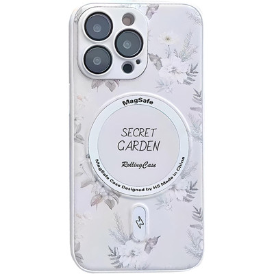 Чохол накладка Secret Garden with MagSafe iPhone 11 Pro Біла