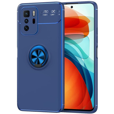 Чохол накладка Color Ring Xiaomi Redmi Note 10 5G/Poco M3 pro Синя