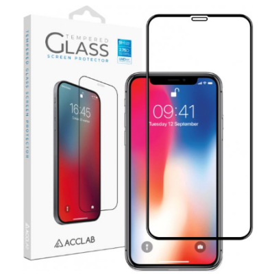 Захисне скло Acclab 3D iPhone XR/11 Чорне