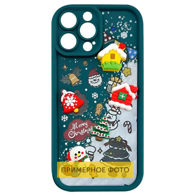 Чохол Накладка Christmas Toys Samsung A065 (A06) Зелена