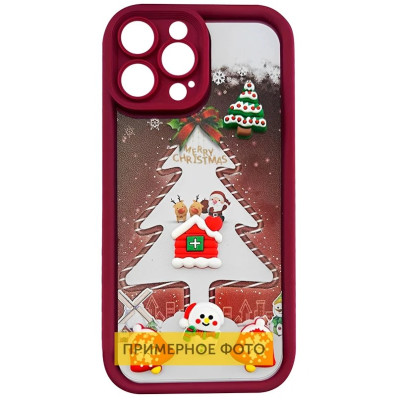 Чохол Накладка Christmas Toys Samsung A065 (A06) Червона