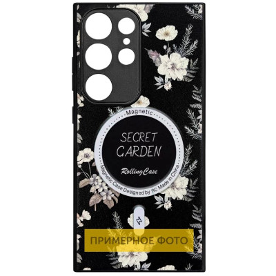 Чохол накладка Secret Garden with MagSafe Samsung S921 (S24) Чорна