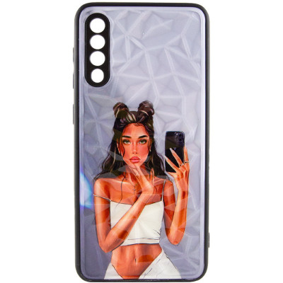 Чохол накладка Prisma Ladies Samsung A505/A307 Чорне в білому