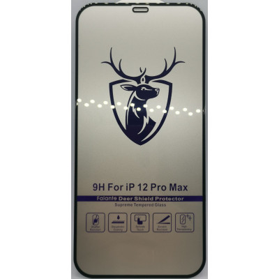 Захисне скло Max 3D iPhone 12 Pro Max Чорне