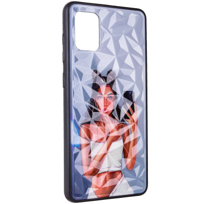 Чохол накладка Prisma Ladies Samsung A315 (A31) Чорна в білому