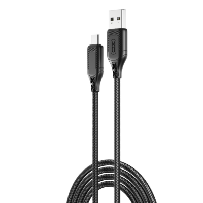 Кабель дата XO NB235 MicroUSB 1м Чорний