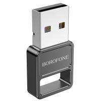 Bluetooth адаптер Borofone DH8  Black, Чорний