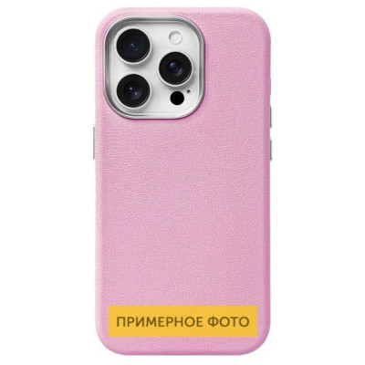 Чохол накладка Leather Metal Buttons Samsung S921 (S24) Світло Рожева (LightPink)